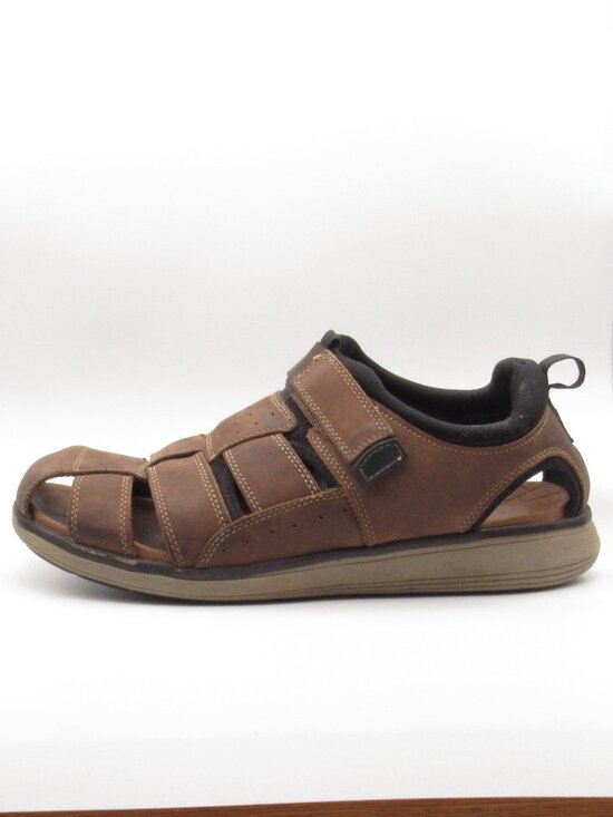 Florsheim Brown Mens Venture Fisherman Sandals Size 12 Adjustable Excellent Cond main image 11